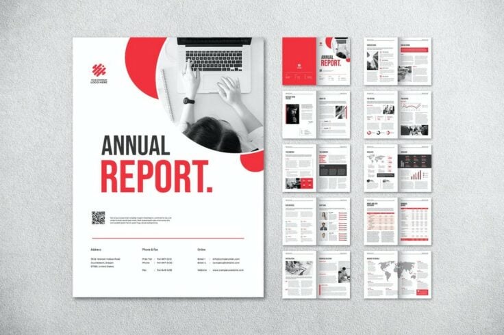 View Information about Annual Report InDesign Brochure Template