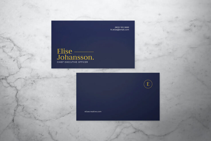 View Information about Minimal Business Card for Professionals