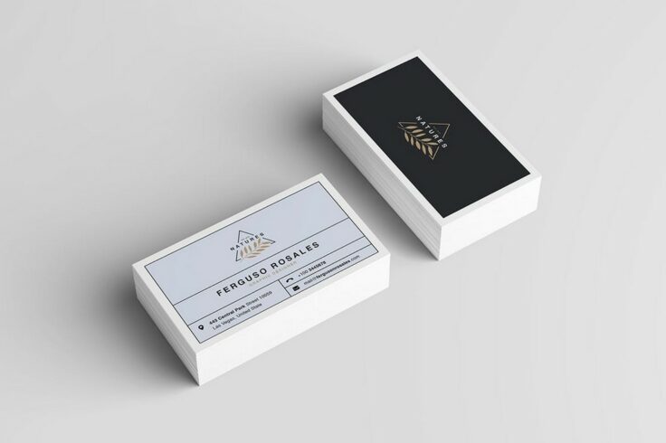 View Information about Minimal Grid Business Card Template