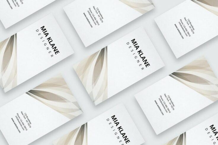 View Information about Artistic Leaf Business Card Template