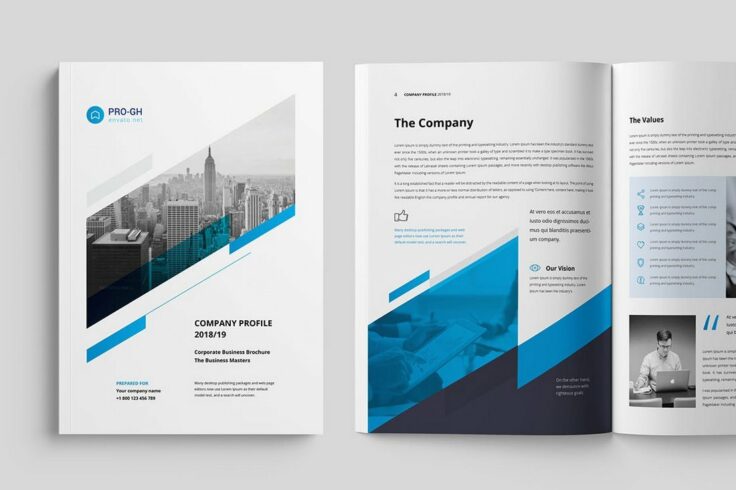 View Information about Minimal Corporate Brochure Template