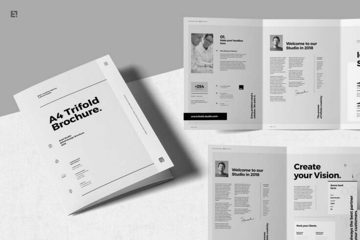 View Information about Minimal A4 Brochure Template