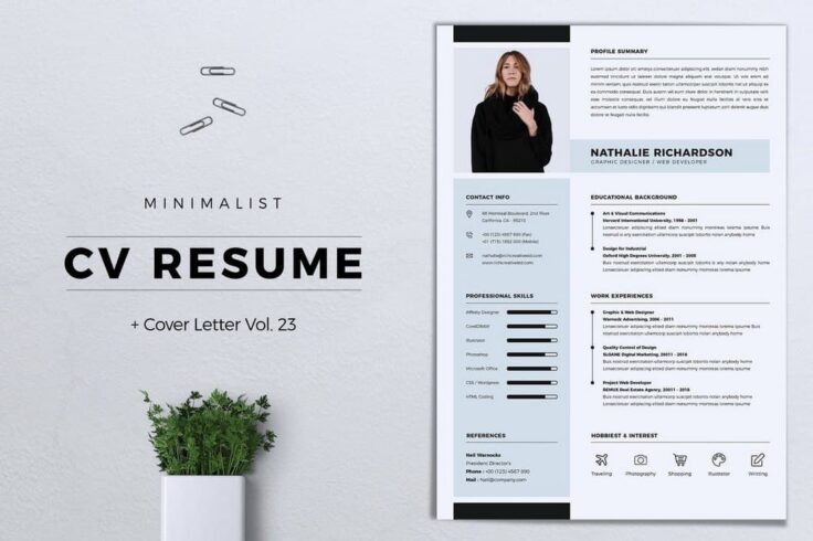 View Information about Two-Column Resume Template