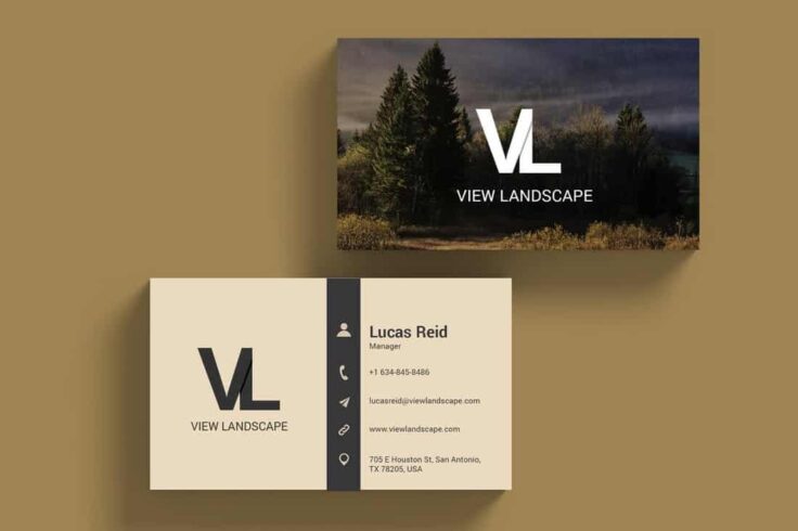 View Information about Landscape Business Card Template