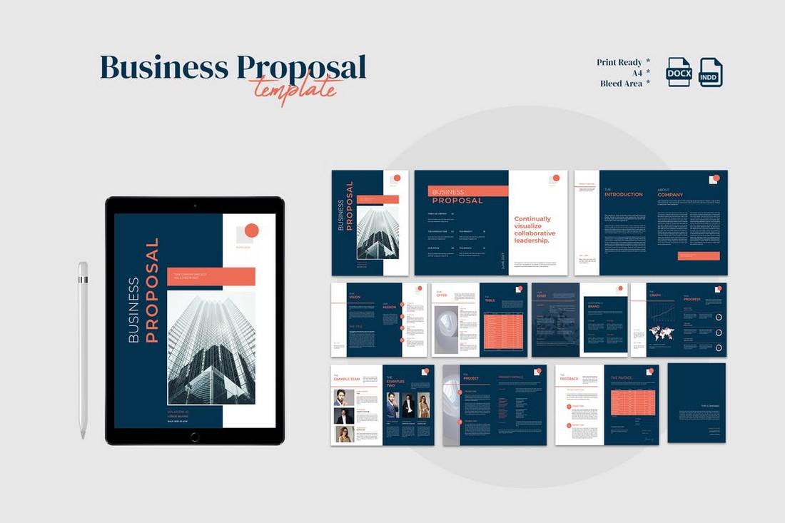 Modern Business Proposal Template for Word