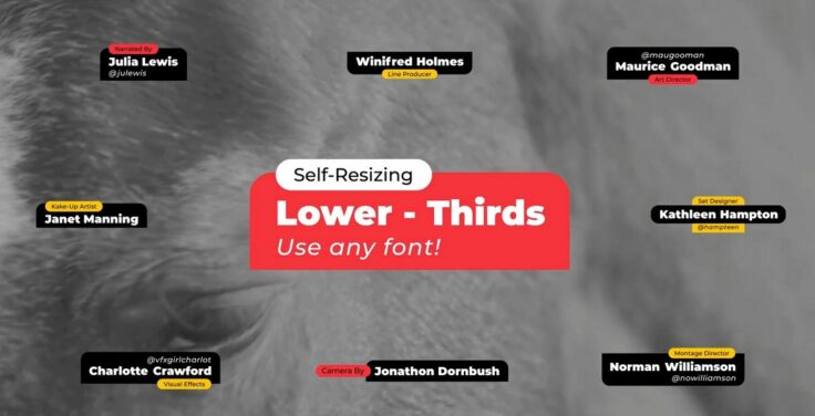 View Information about Modern Lower Thirds Templates