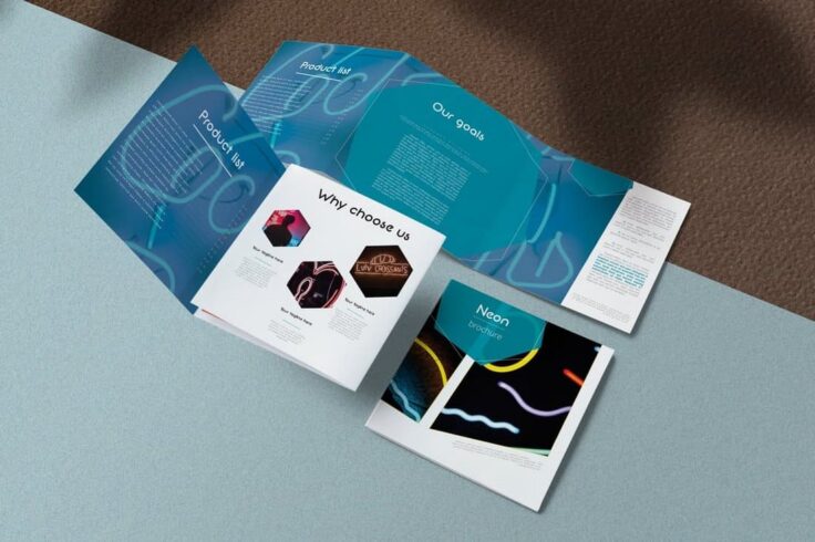 View Information about Modern Neon Brochure Template