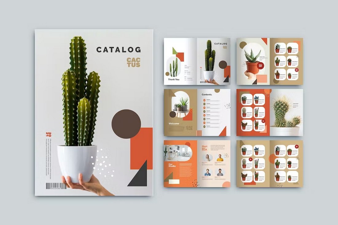 Modern Product Catalog InDesign Brochure Template