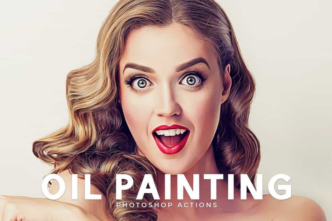 Oil Painting - Portrait Photoshop Actions