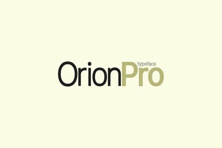 View Information about Orion Pro Font