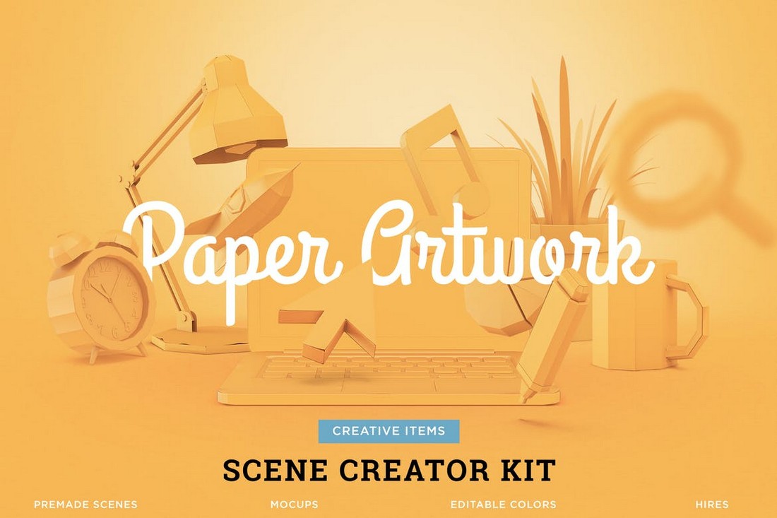 Paper Craft Scene Creator Kit