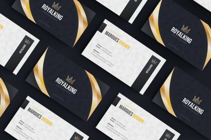 View Information about Swoosh Design Business Card