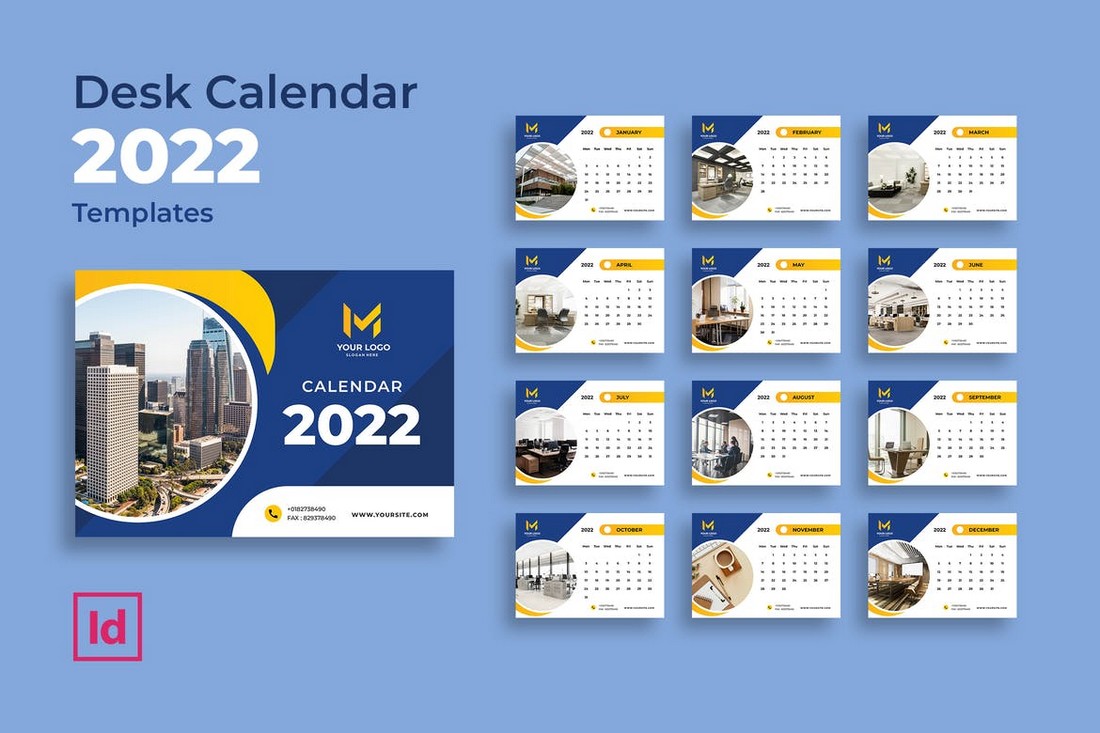 Professional InDesign Calendar Template