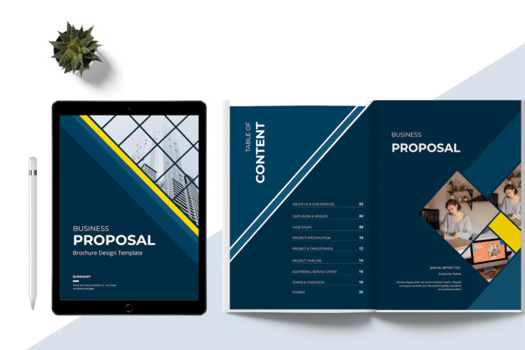 View Information about Elegant Business Proposal Template
