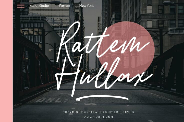 View Information about Rattem Hullax Font