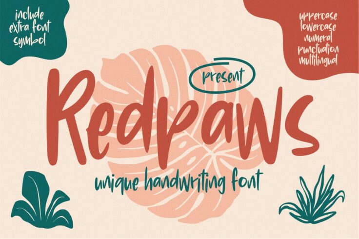 View Information about Redpaws Font