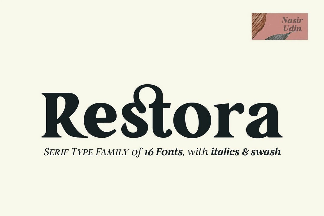 Restora - Free Old-Style Aesthetic Font