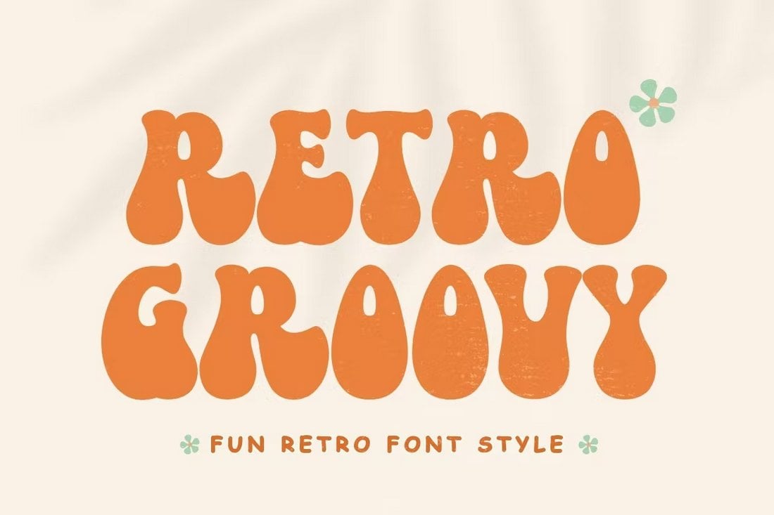 Retro Groovy - 70s Bubble Font
