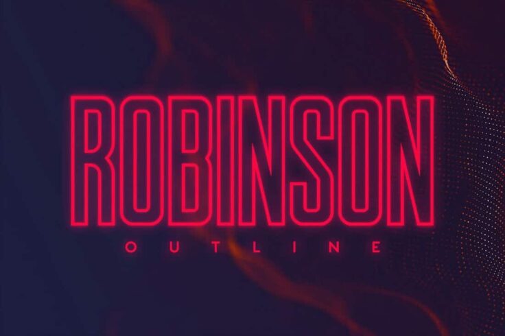 View Information about Robinson Outline Font