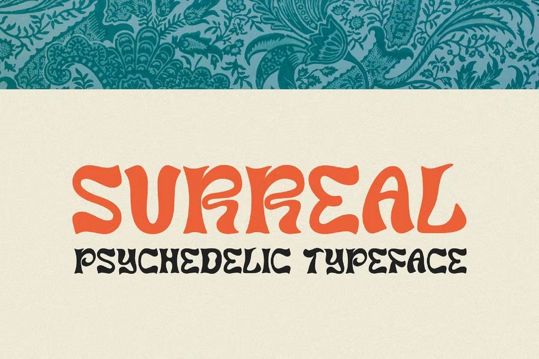 Surreal - 1960s Psychedelic Fonts