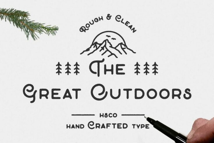 View Information about The Great Outdoors Font