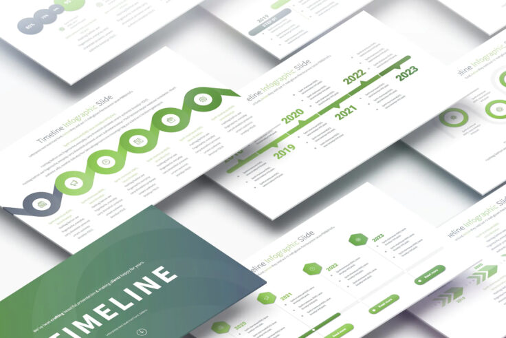 View Information about Modern Timeline Presentation Template