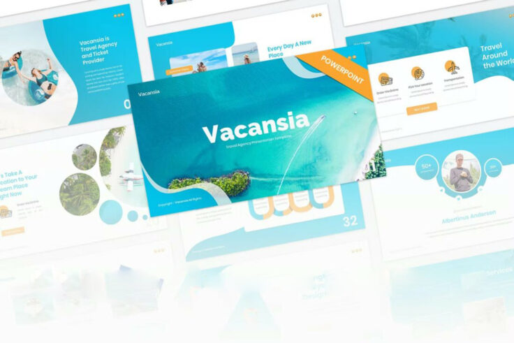 View Information about Vacansia Travel Presentation Template