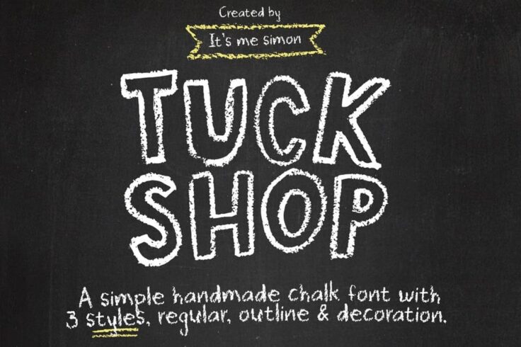 View Information about Tuck Shop Font
