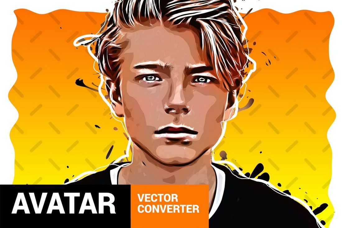 Vector Converter - Cartoon Avatar Photoshop Plugin
