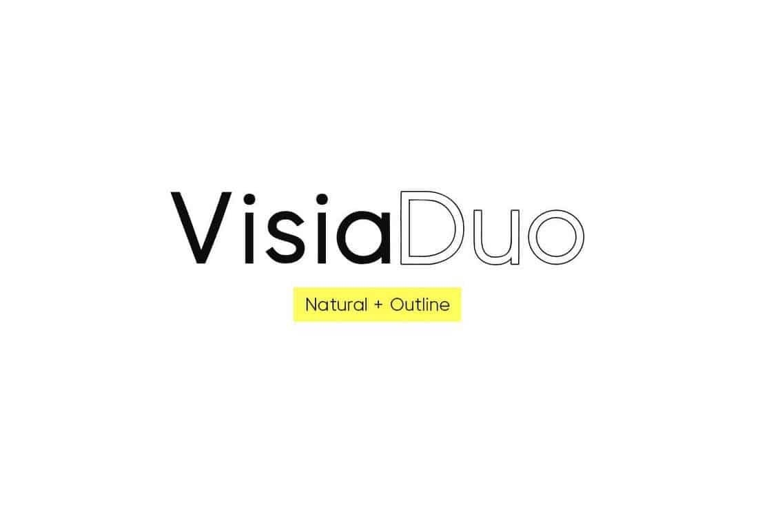 Visia Duo Geometric Font