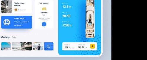 View Information about Yacht Booking Dasboard